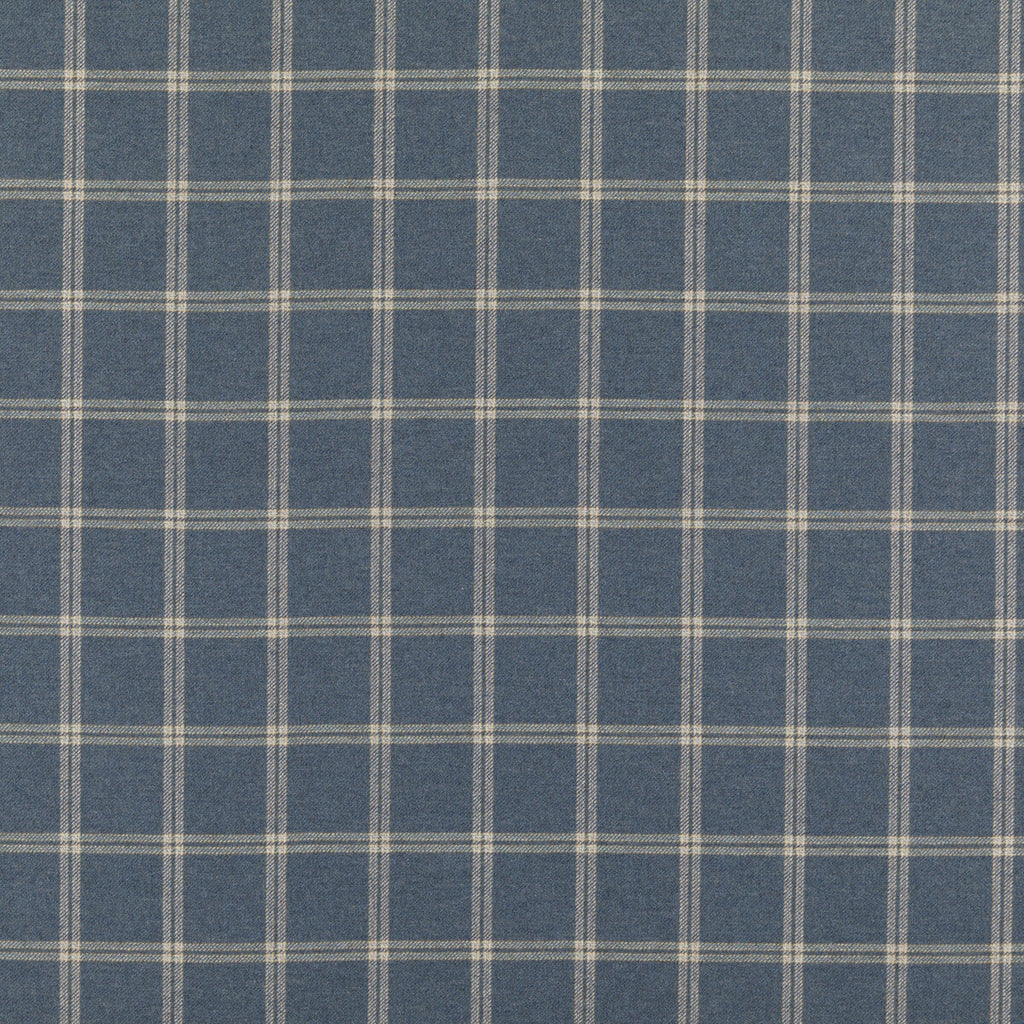 Samples and Purchasing available for Walton - Indigo Blue By Mulberry | Modern Country |  Multipurpose Weave at Designer Wallcoverings and Fabrics
