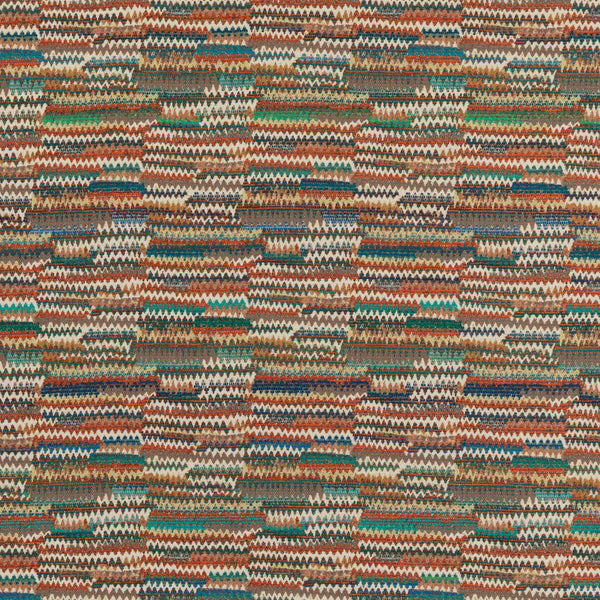 Landscape - Teal/Spice Teal By Mulberry | Modern Country Ii |Texture  Multipurpose Weave