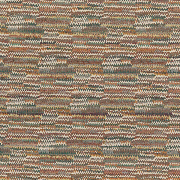 Landscape - Red/Plum Orange By Mulberry | Modern Country I |Texture  Multipurpose Weave