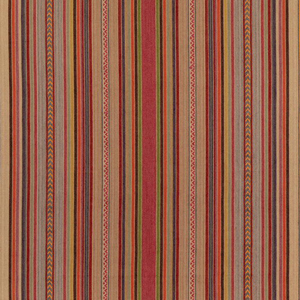 Art Stripe - Multi Multi By Mulberry | Modern Country Ii |Stripes  Multipurpose Weave