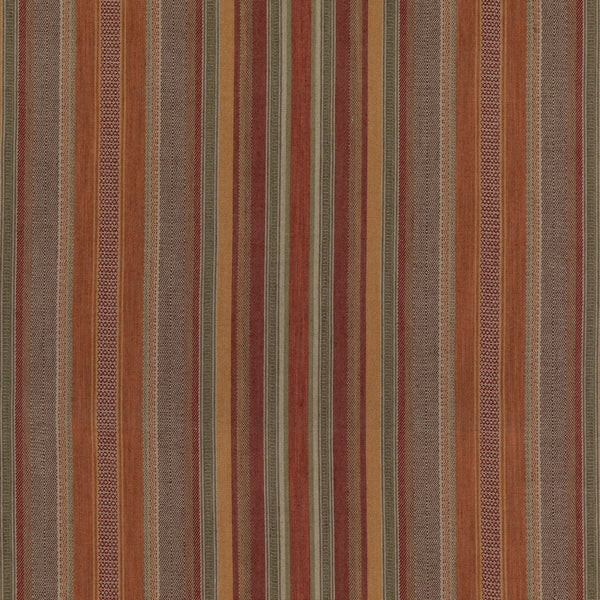 Rustic Stripe - Red/Plum Red By Mulberry | Modern Country I |Stripes  Multipurpose Weave