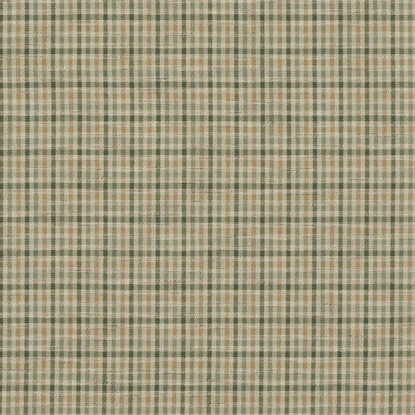 Babington Check - Green/Sand Green By Mulberry | Icons Fabrics |Check/Houndstooth  Upholstery Weave