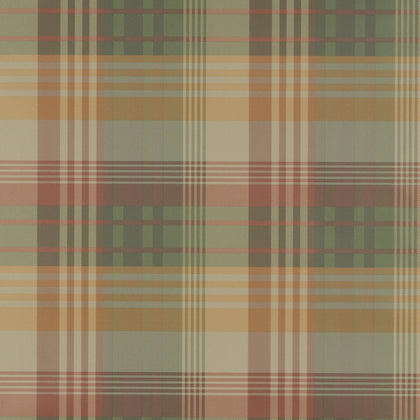 Mulberry Ancient Tartan - Spice  By Mulberry | Bohemian Romance |Geometric Plaid / Check Wallcovering Print