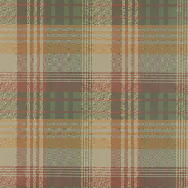 Mulberry Ancient Tartan - Spice  By Mulberry | Bohemian Romance |Geometric Plaid / Check Wallcovering Print