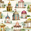 Follies - Plum  By Mulberry | Icons Wallpapers |Novelty  Wallcovering
