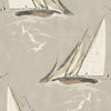 Round The Island - Antique By Mulberry | Icons Wallcoverings |Novelty Nautical Wallcovering