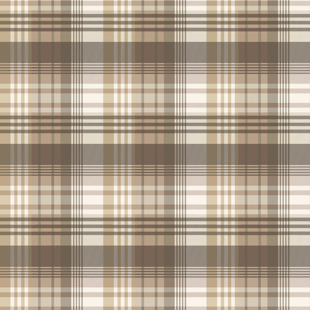 Mulberry Ancient Tartan - Woodsmoke By Mulberry | Icons Wallcoverings | Plaid / Check Wallcovering