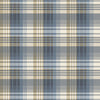 Mulberry Ancient Tartan - Indigo  By Mulberry | Icons Wallpapers | Plaid / Check Wallcovering