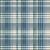 Mulberry Ancient Tartan - Teal By Mulberry | Icons Wallcoverings | Plaid / Check Wallcovering