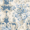 Floral Rococo - Blue  By Mulberry | Icons Wallpapers | Botanical & Floral Wallcovering
