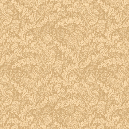 Mulberry Thistle - Parchment Beige By Mulberry | Print Club Wallcovering |Botanical & Floral  Wallcovering