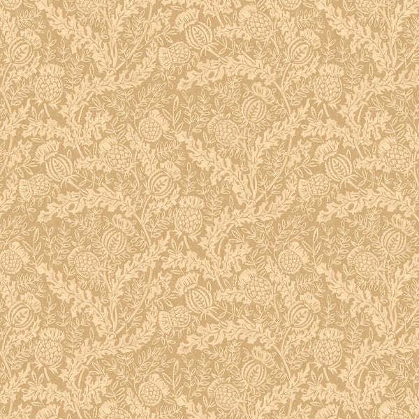 Mulberry Thistle - Parchment Beige By Mulberry | Print Club Wallcovering |Botanical & Floral  Wallcovering