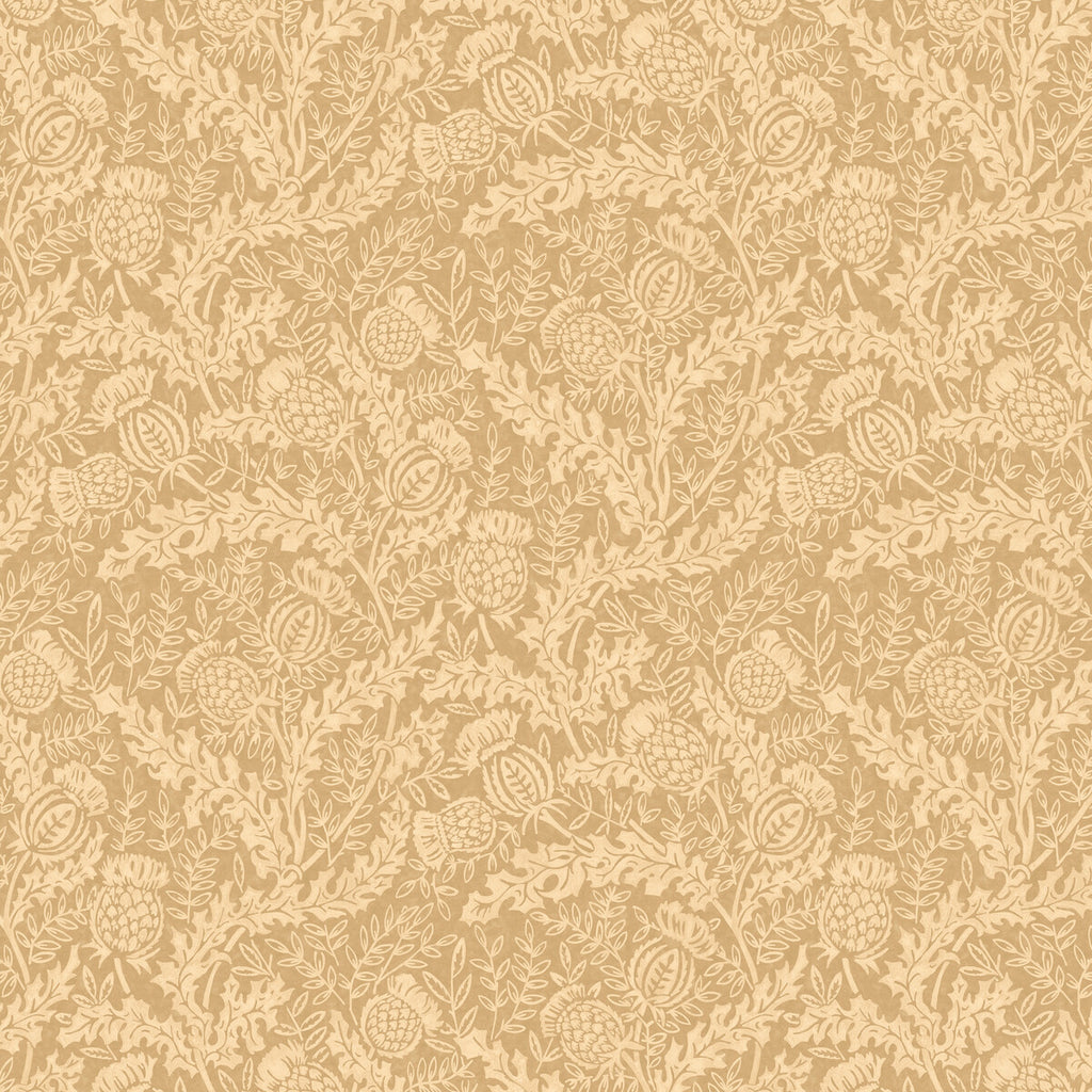 Mulberry Thistle - Parchment Beige By Mulberry | Print Club Wallpaper |Botanical & Floral  Wallcovering