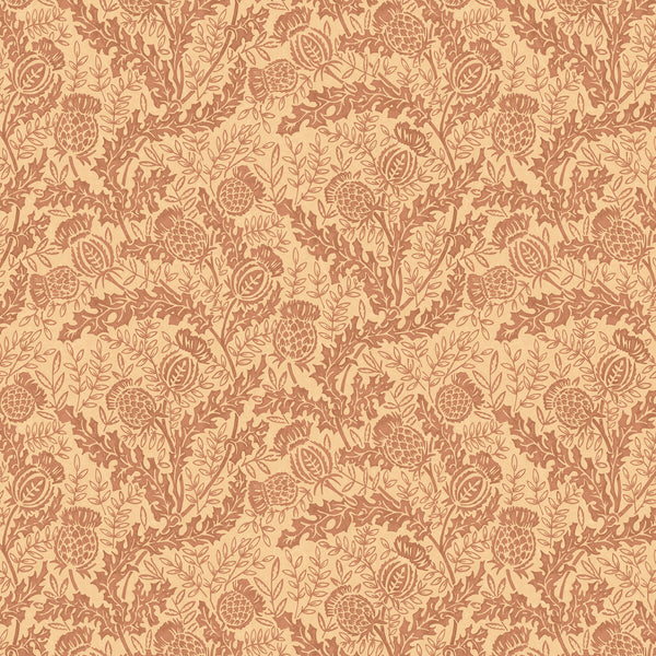 Mulberry Thistle - Russet Red By Mulberry | Print Club Wallcovering |Botanical & Floral  Wallcovering