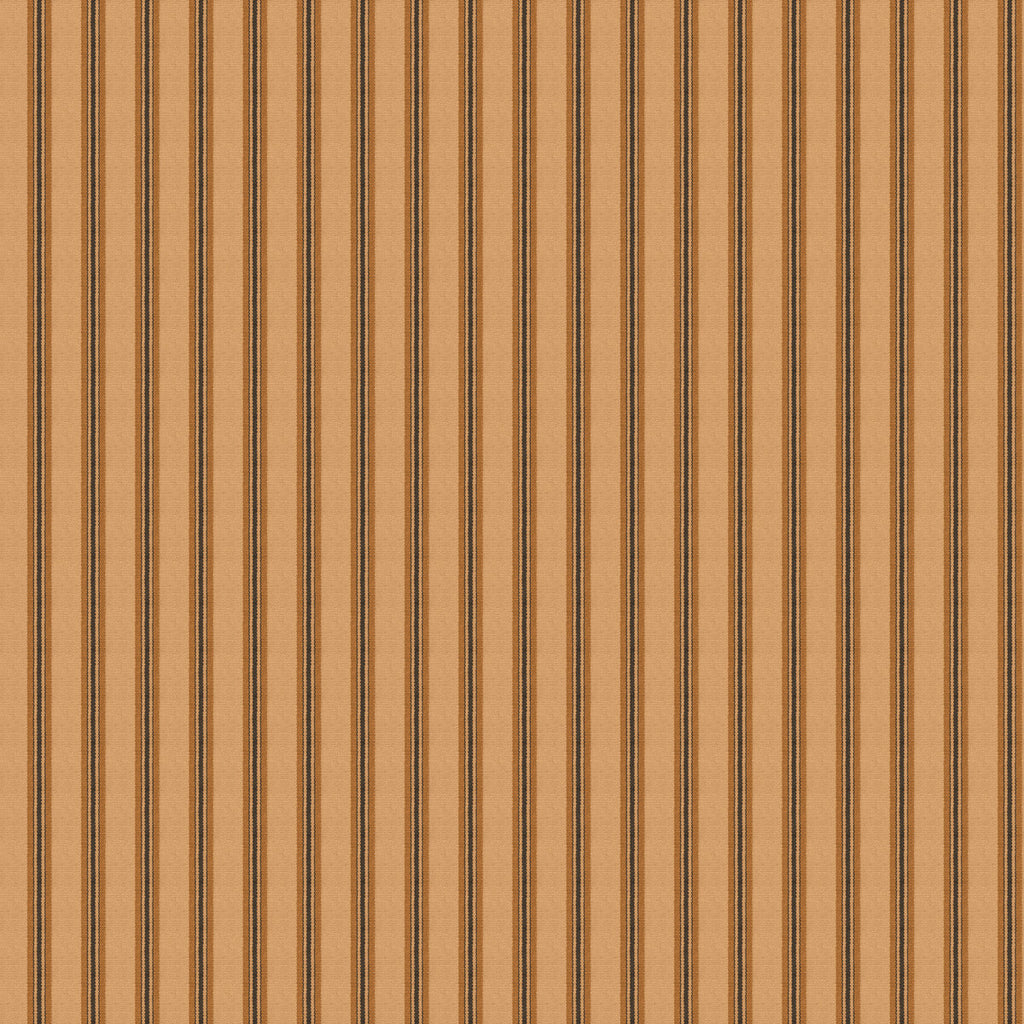 Somerton Stripe - Woodsmoke Brown By Mulberry | Print Club Wallpaper |  Wallcovering