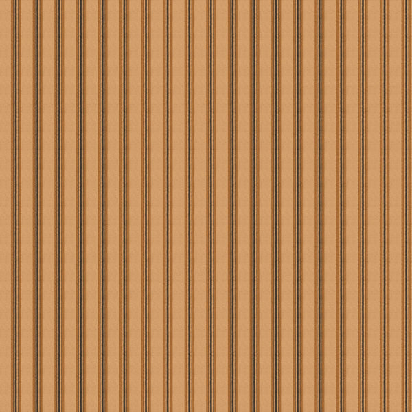 Somerton Stripe - Woodsmoke Brown By Mulberry | Print Club Wallpaper |  Wallcovering