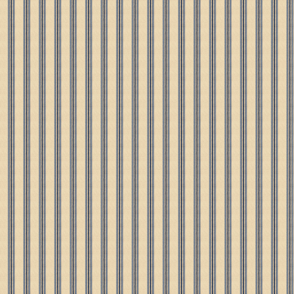 Somerton Stripe - Indigo Blue By Mulberry | Print Club Wallpaper |  Wallcovering