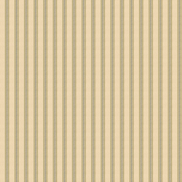 Somerton Stripe - Lovat Green By Mulberry | Print Club Wallpaper |  Wallcovering