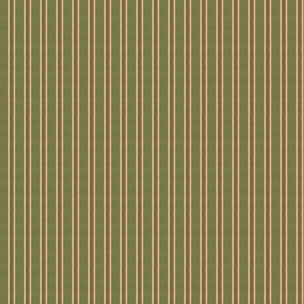 Somerton Stripe - Green Green By Mulberry | Print Club Wallpaper |  Wallcovering