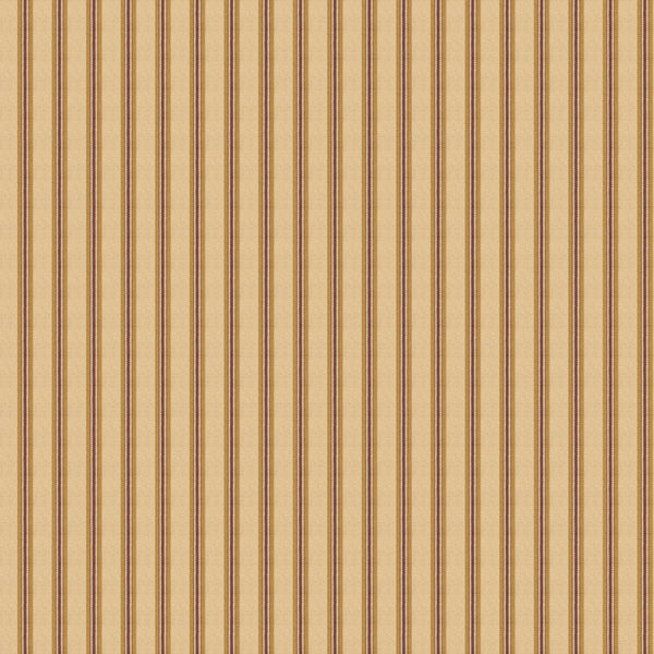 Somerton Stripe - Ochre Yellow By Mulberry | Print Club Wallcovering |  Wallcovering