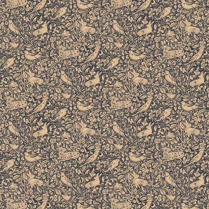 Hedgerow - Indigo Blue By Mulberry | Print Club Wallcovering |  Wallcovering