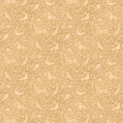 Hedgerow - Parchment Brown By Mulberry | Print Club Wallcovering |  Wallcovering