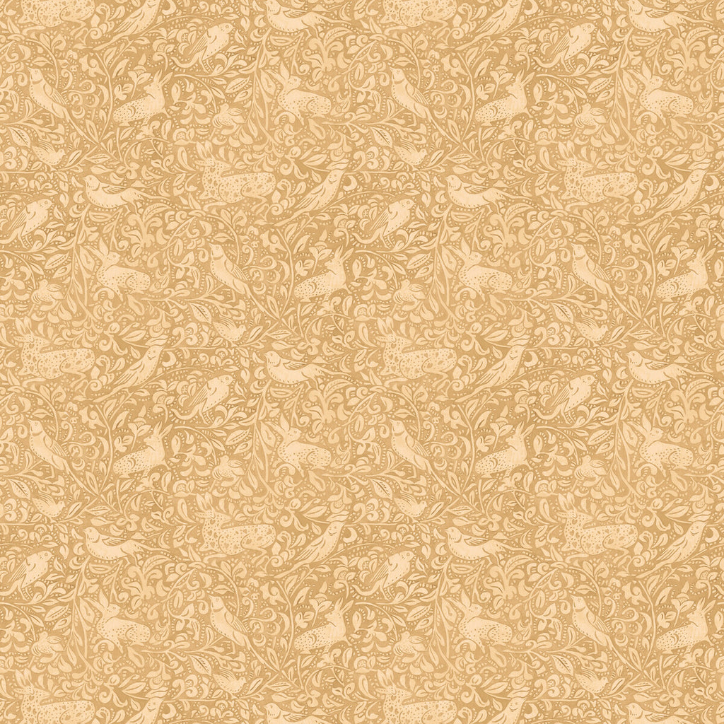 Hedgerow - Parchment Brown By Mulberry | Print Club Wallpaper |  Wallcovering