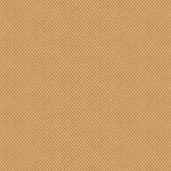 Basketweave - Ochre Yellow By Mulberry | Print Club Wallcovering |  Wallcovering
