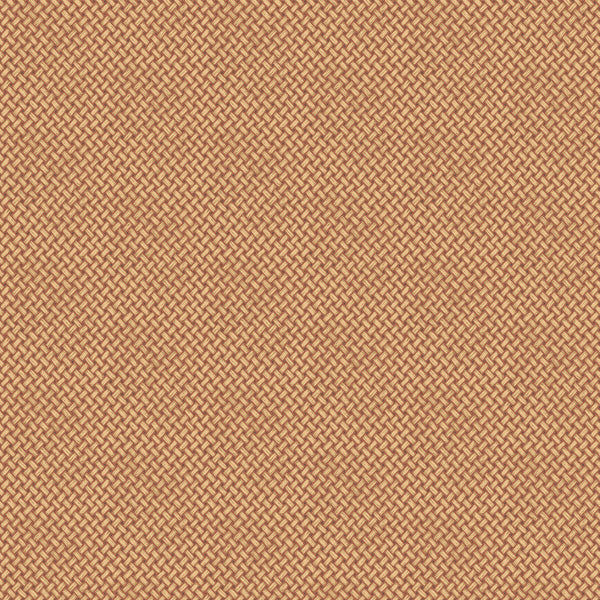 Basketweave - Russet Red By Mulberry | Print Club Wallcovering |  Wallcovering