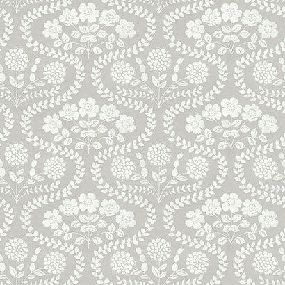 Folksy Floral Wallpaper | Jeffrey Stevens