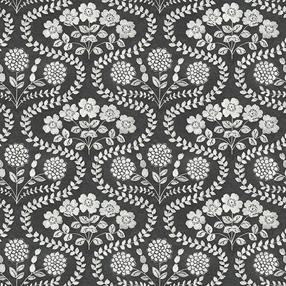 Folksy Floral Wallpaper | Jeffrey Stevens