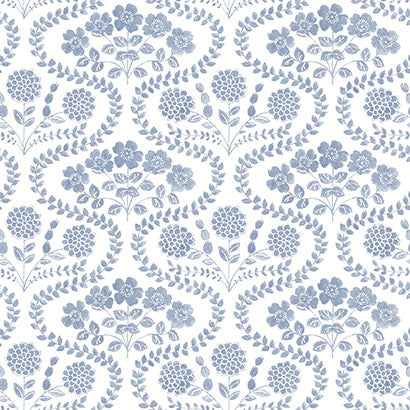Folksy Floral Wallpaper | Jeffrey Stevens
