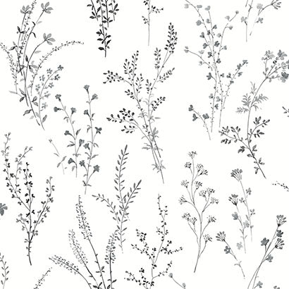 Pizzo Charcoal Wallcovering | Jeffrey Stevens