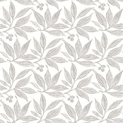 Chokeberry Block Print Wallpaper | Jeffrey Stevens