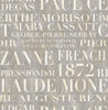 Malibu Script Wallpaper - Contemporary Illustration - Metallic Ivory and Metallic Grey | Malibu Wallpaper