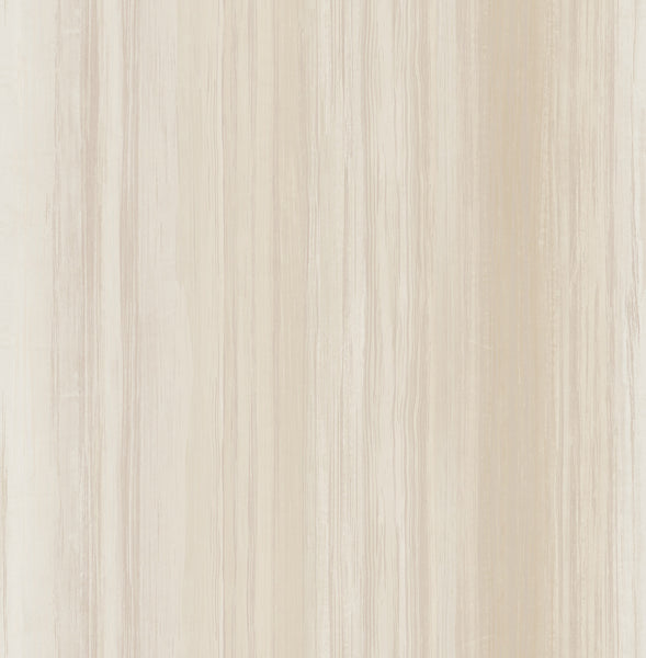 Malibu Stripe Wallpaper - Contemporary Striped - Metallic Pearl and Dusty Rose | Malibu Wallpaper