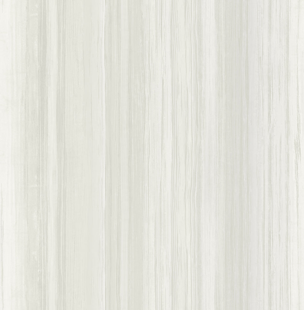 Malibu Stripe Wallpaper - Contemporary Striped - Metallic Pearl and Light Grey | Malibu Wallpaper
