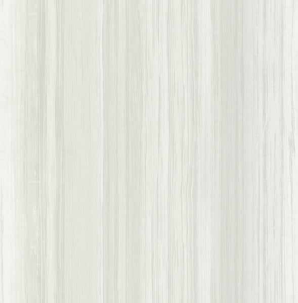 Malibu Stripe Wallpaper - Contemporary Striped - Metallic Pearl and Light Grey | Malibu Wallpaper