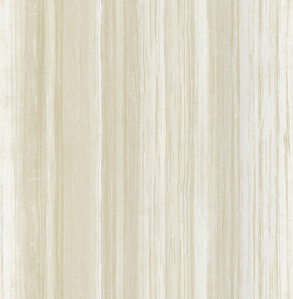Stripe Contemporary Striped Metallic Ivory and Sand | Architectural Wallcoverings