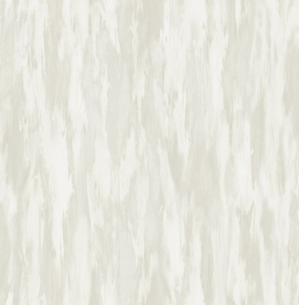 Stria Contemporary Stria Metallic Pearl and Off-White | Architectural Wallcoverings