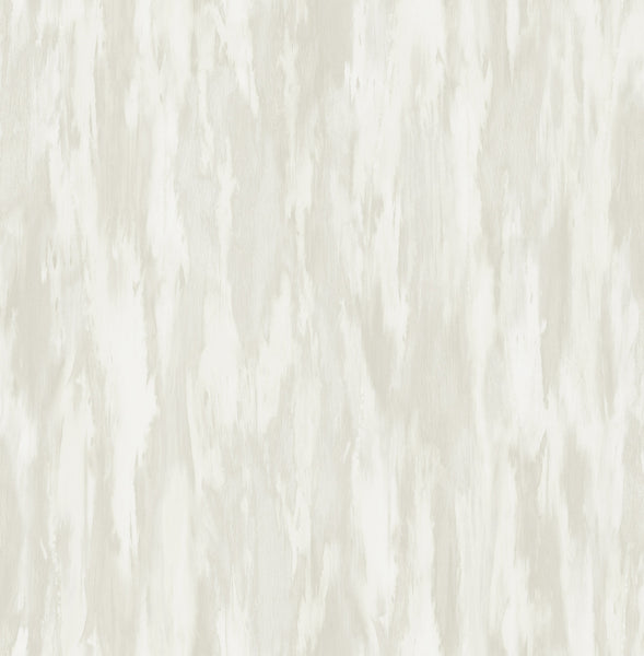 Malibu Stria Wallpaper - Contemporary Stria - Metallic Pearl and Off-White | Malibu Wallpaper