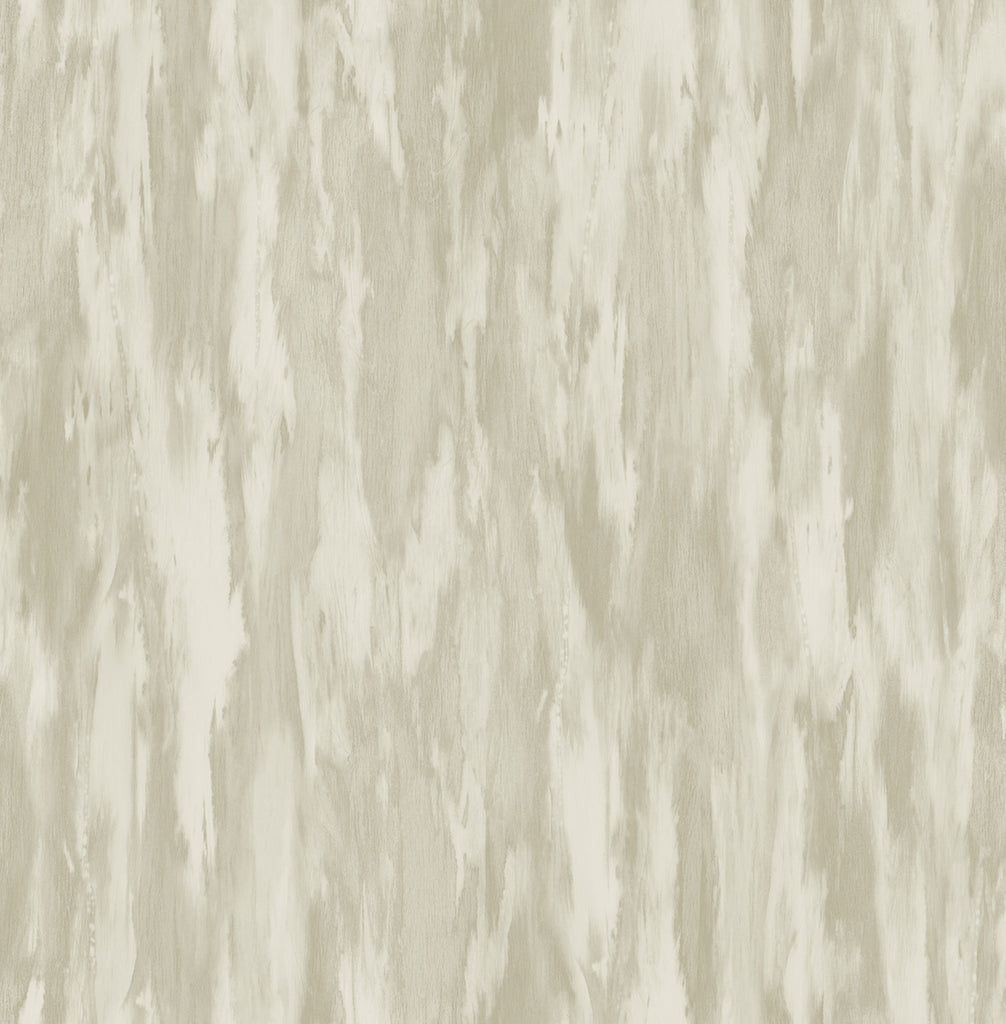 Malibu Stria Wallpaper - Contemporary Stria - Metallic Champagne and Greige | Malibu Wallpaper