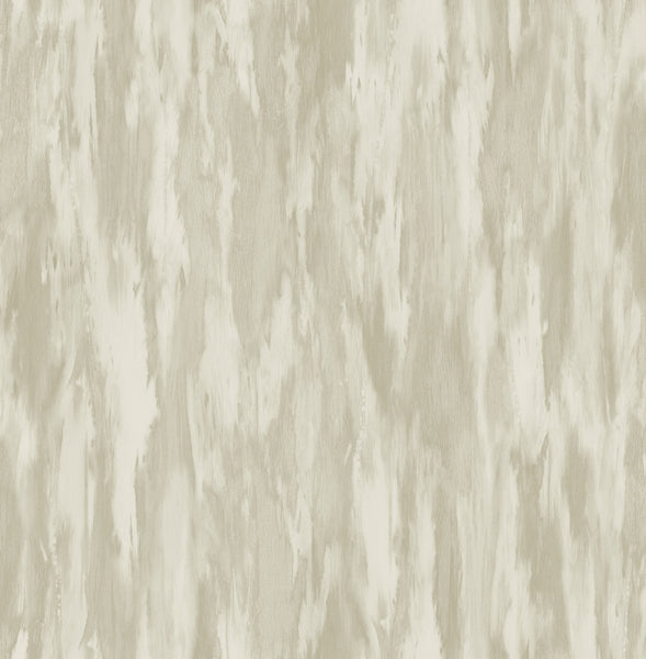 Malibu Stria Wallpaper - Contemporary Stria - Metallic Champagne and Greige | Malibu Wallpaper