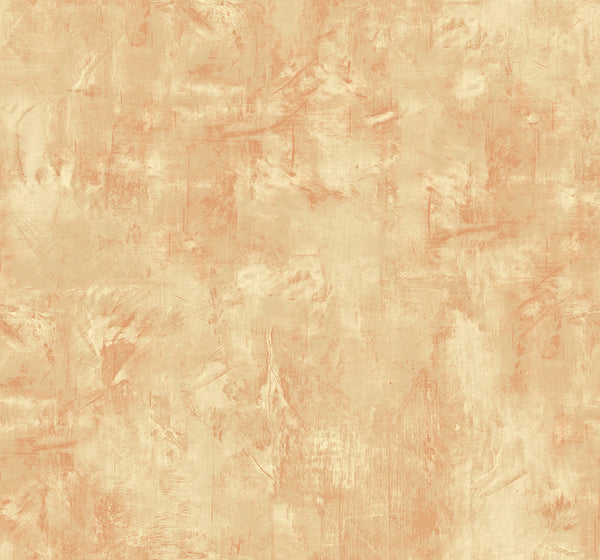 Malibu Vinyl Faux Wallpaper - Contemporary Faux - Orange | Malibu Wallpaper