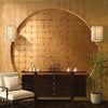 Ajiro Burst of Happiness - Let's Be Platinum Wallcovering | Maya Romanoff - Image 1