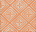 Terracotta on White Wallcoverings | Suncloth