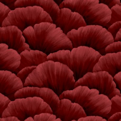 Fleur Ii Red Amore Red - Dark Red Commercial Wallcovering | Koroseal