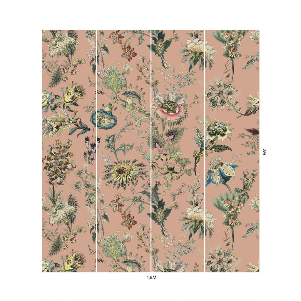 Flora Fantasia Bisque Pink, Sample