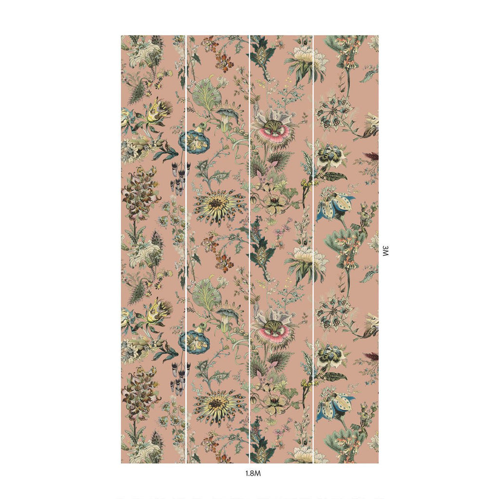 Flora Fantasia Bisque Pink, Sample