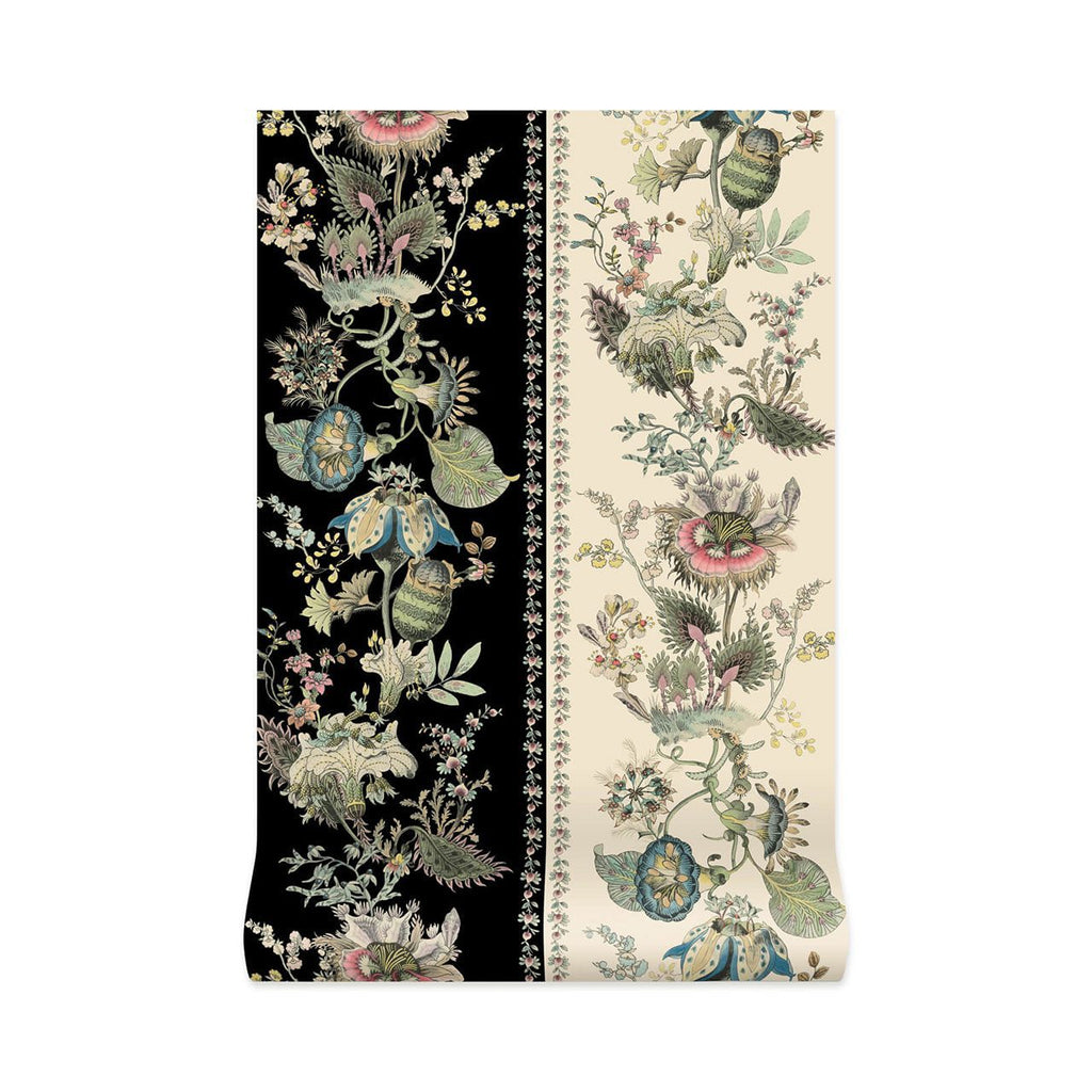 Flora Fantasia Noir Stripe, Sample